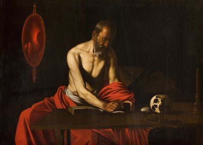 Saint Jerome by Michelangelo Merisi Caravaggio